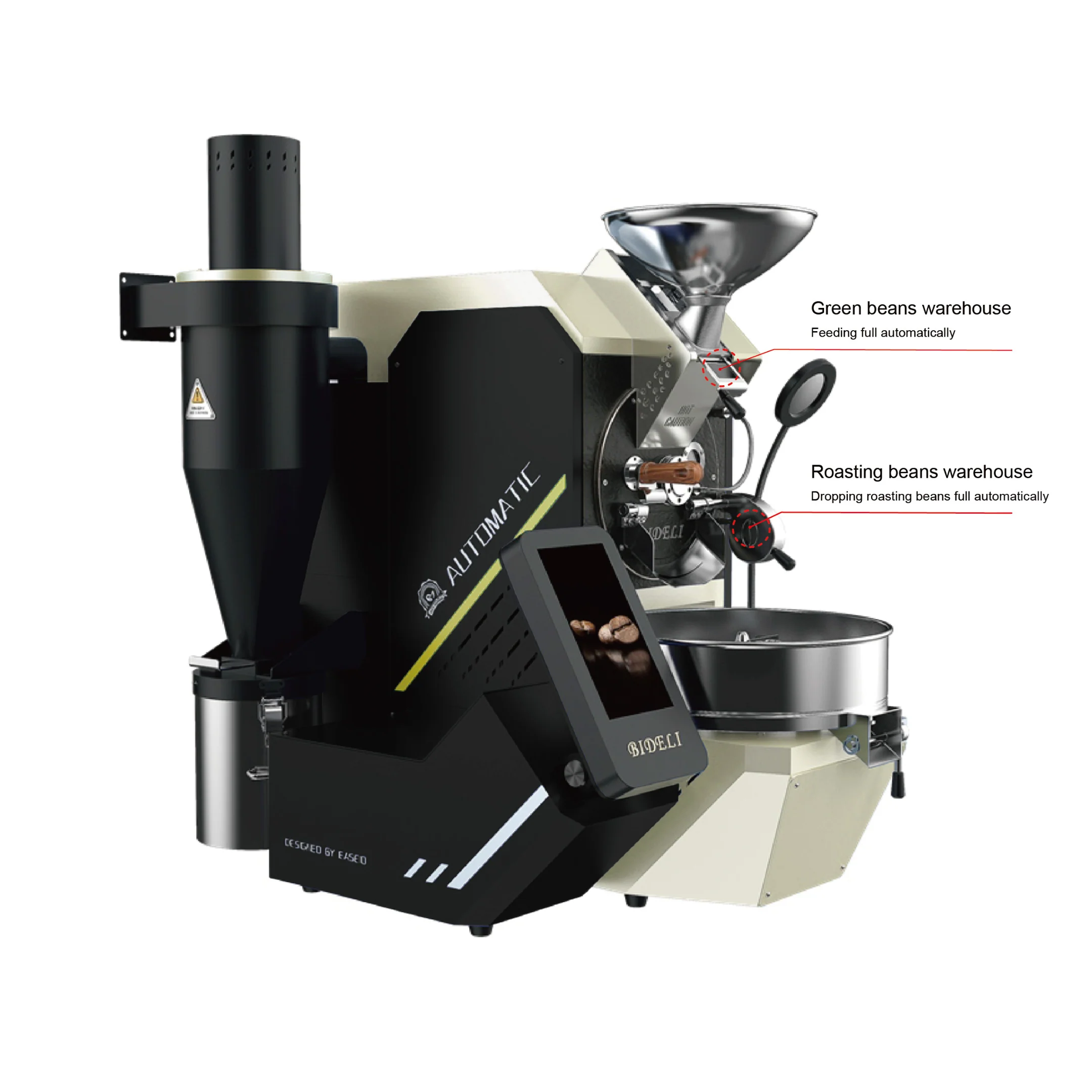 Bideli 1.5kg Automatic Coffee Roaster - Image 4